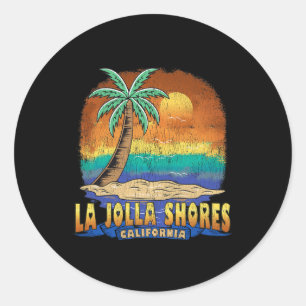 Adesivo La Jolla Shores California Vintage aflita Souv