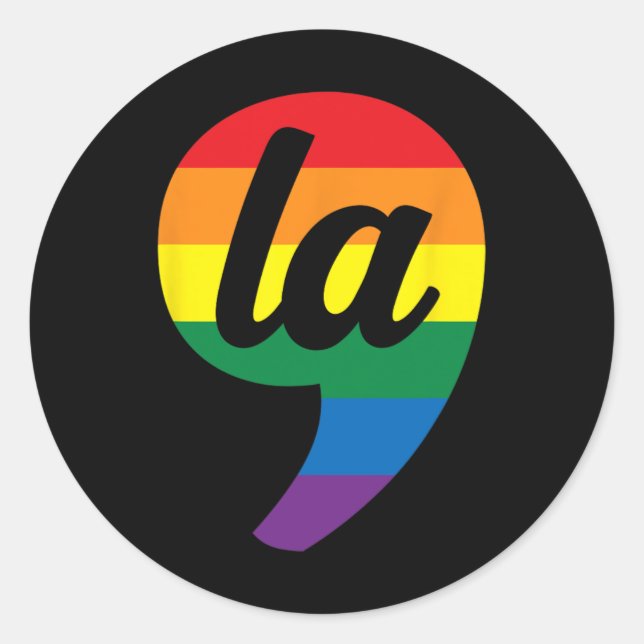 Adesivo La Kamala Harris Pride Rainbow (Frente)