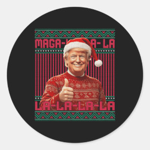 Adesivo La La Donald Trump Potus 47 Ugly Christmas Swea