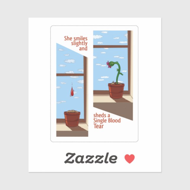 Adesivo La Llorasangre Sticker - Design GM (Folha)