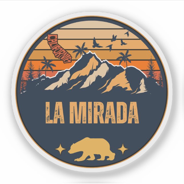 Adesivo La Mirada, Califórnia (Frente)
