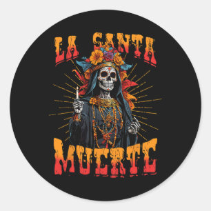 Adesivo La Papai noel Muerte Sugar Skull La Catrina Cinco 