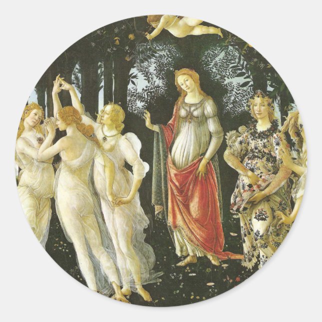 Adesivo La Primavera por Sandro Botticelli (Frente)