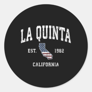 Adesivo La Quinta California Ca American Flag Sports