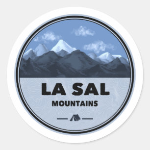 Adesivo La Sal Mountain Utah Camping