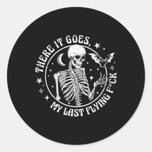 Adesivo Lá Vai O Meu Último Esqueleto De Halloween