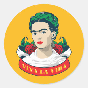 Adesivo La Vida de Frida Kahlo   Viva