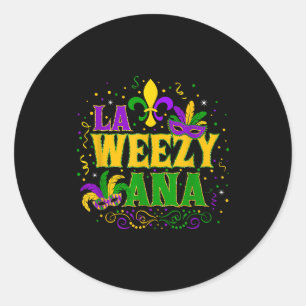 Adesivo La weezy ana carnaval nova orleans mardi gras flor