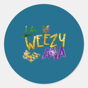 Adesivo La Weezy Ana Contas Mardi Gras Carnaval de New Orl