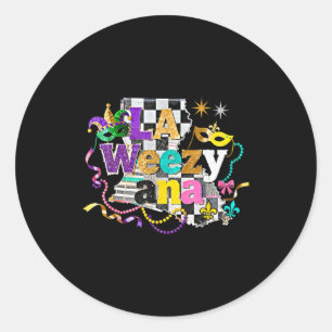Adesivo La Weezy Ana Louisiana Mardi Gras Carnaval Design