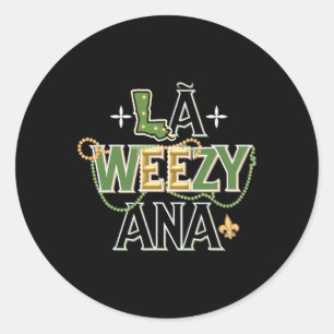 Adesivo La Weezy Ana Mardi Gras