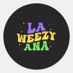 Adesivo La Weezy Ana Mardi Gras Fat Terça-feira Louisiana