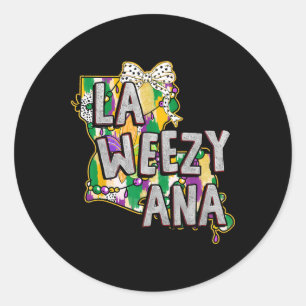 Adesivo La Weezy Ana Mardi Gras Louisiana Fat Terças Lou