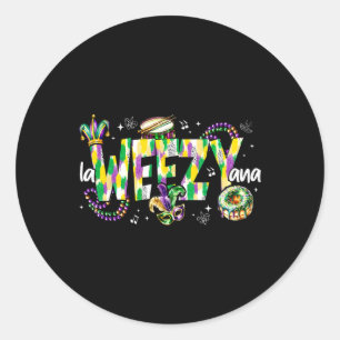 Adesivo La Weezy Ana Mardi Gras Louisiana Homens de terça-