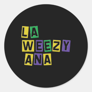 Adesivo La Weezy Ana Mardi Gras Louisiana La Weezy Ana Car
