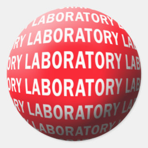 ADESIVO LAB SPHERE 'O SANGUE - LOGÓTIPO LABORATORIAL