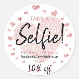 Adesivo Lábios Corações Rosa Batom desconto selfie maquiag