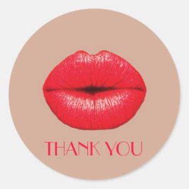 Adesivo Lábios de café beijam pop beije