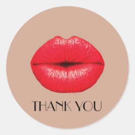 Adesivo Lábios de café beijam pop beije