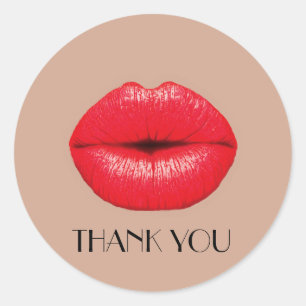 Adesivo Lábios de café beijam pop beije