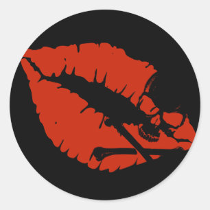 Adesivo lábios do veneno