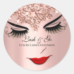 Adesivo Lábios Real de Extensão de Lash do Artista de Co