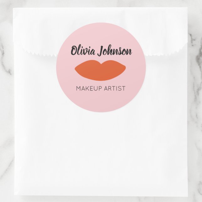 Adesivo Lábios Vermelhos Básicos Franceses Modernos (Bolsa)