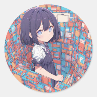 Adesivo Labirinto de Cores