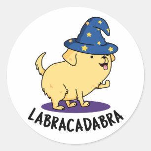 Adesivo Labra-cadabra Funny Labrador Dog Pun