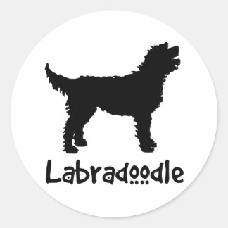 Adesivo Labradoodle com texto Legal