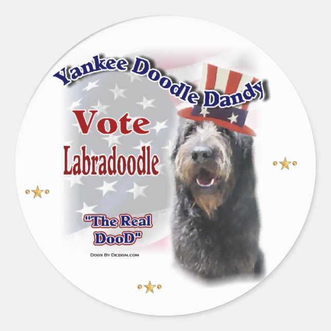 Adesivo Labradoodle Gifts (Frente)