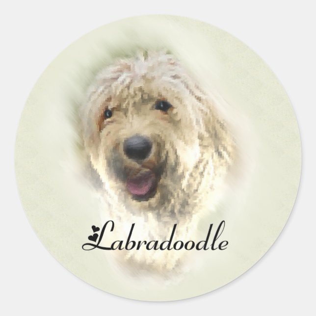 Adesivo Labradoodle Lovers Gifts (Frente)