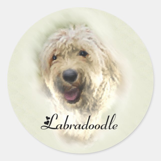 Adesivo Labradoodle Lovers Gifts (Frente)