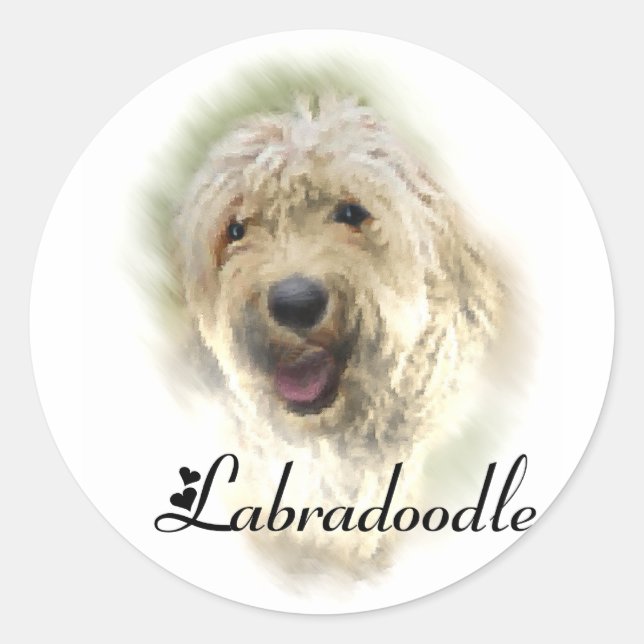 Adesivo Labradoodle Lovers Gifts (Frente)