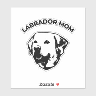 Adesivo Labrador Mãe Sticker