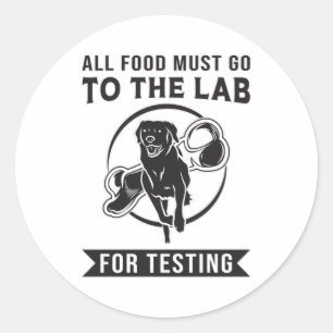 Adesivo Labrador, O Laboratório De Testes De Cão De Retr