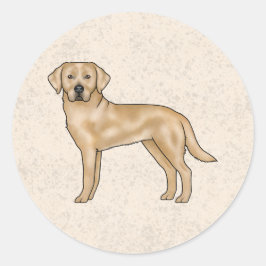 Adesivo Labrador Retriever Amarelo Cachorro Lab Bonito Beg