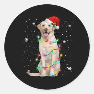 Adesivo Labrador Retriever Cães Árvore Vadio Xma