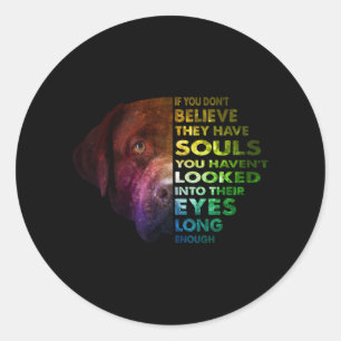 Adesivo Labrador Retriever Olhou Para O Sobreloso Do Cacho