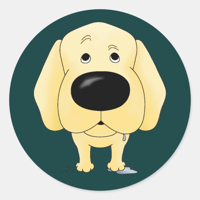 Adesivo Labrador Retriever Stickers (Frente)