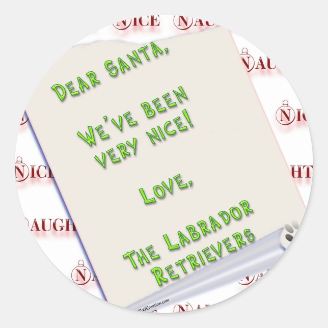 Adesivo LabradorpluralNice (Frente)