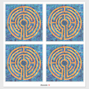 Adesivo LABYRINTH IV Vinheta de vinilo de 14" (4 pequenas)