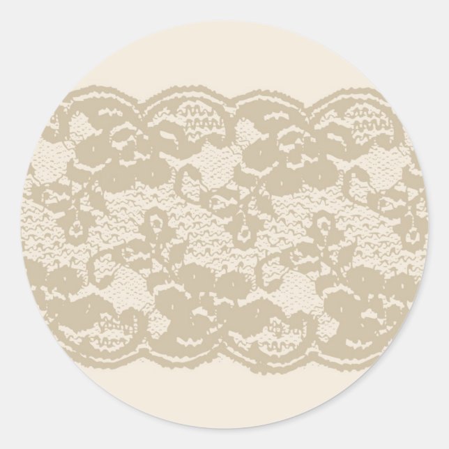 Adesivo Lace bege (Frente)