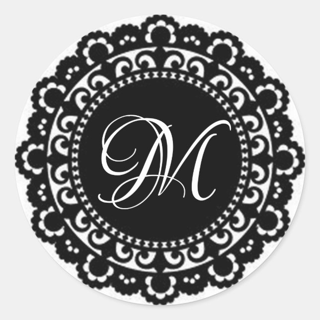Adesivo Lace Monograma (Frente)