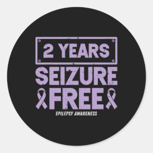 Adesivo Laço de Conscientização da Epilepsia 2 Anos sem Cr