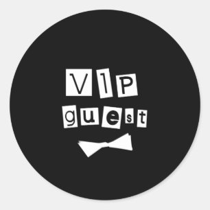 Adesivo Laço do convidado do VIP