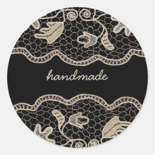 Adesivo Laço elegante do Crochet