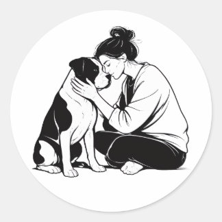 Adesivo Laço Indestrutível Entre Cão e Humano