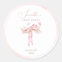 Laço rosa coquette FLORAL graduação