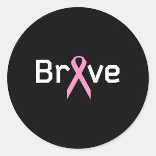 Adesivo Laço Rosa Mundos Corajosos Apoio ao Sobrevivente d